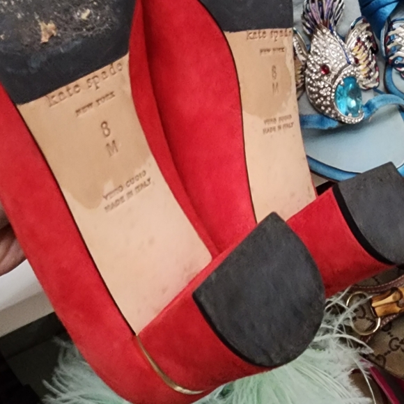 Kate spade suede pointy heel pumps - Picture 4 of 5